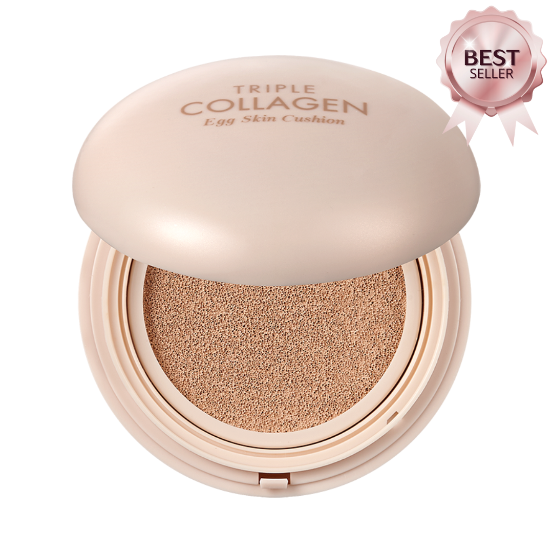 [TM] TRIPLE COLLAGEN EGG SKIN CUSHION - #01 SKIN BEIGE