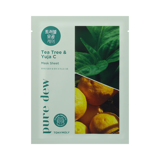 [TM] PURE DEW TEA TREE YUJA C TROUBLE - MASK