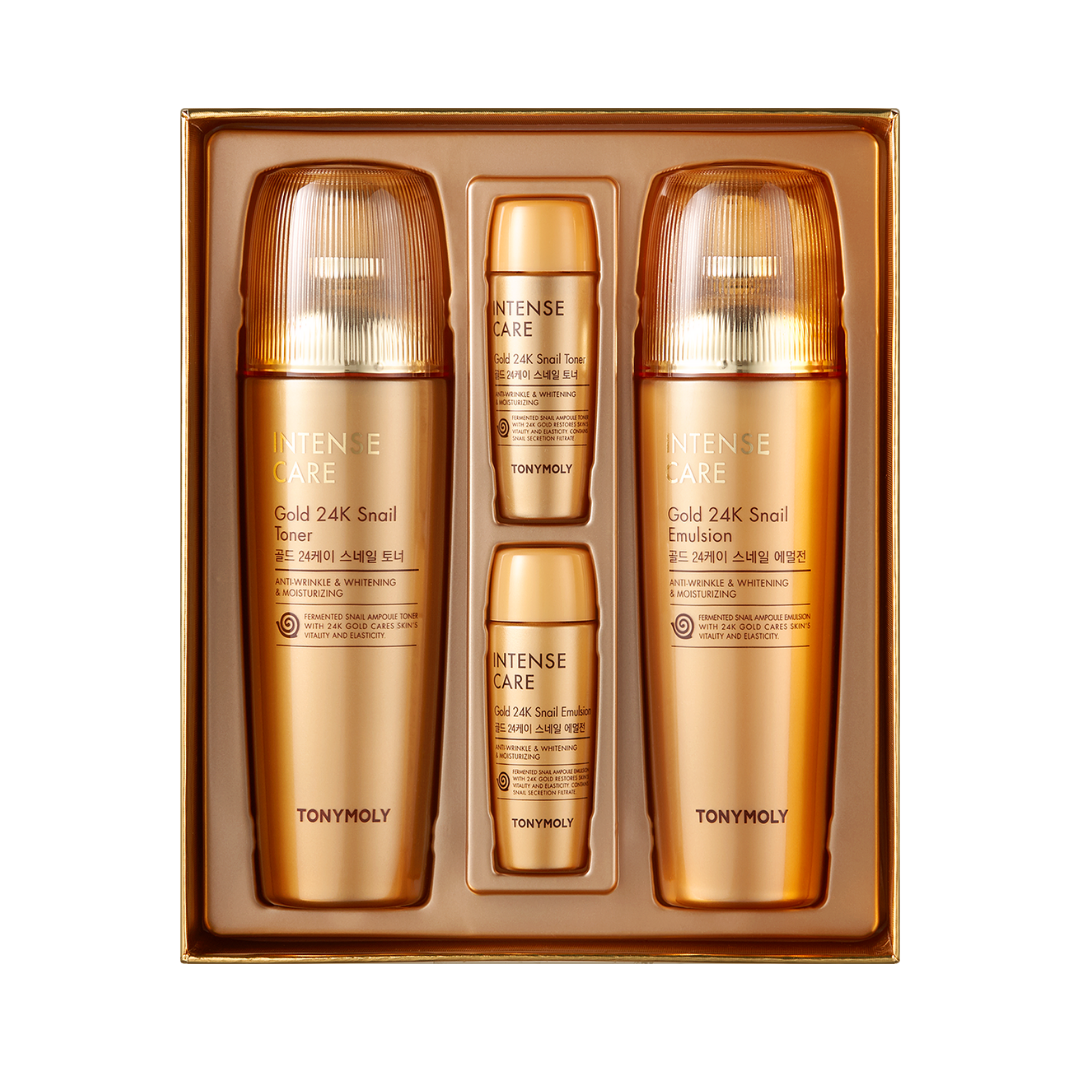 [TM] INTENSE CARE GOLD 24K SNAIL - SKIN CARE 2 SET