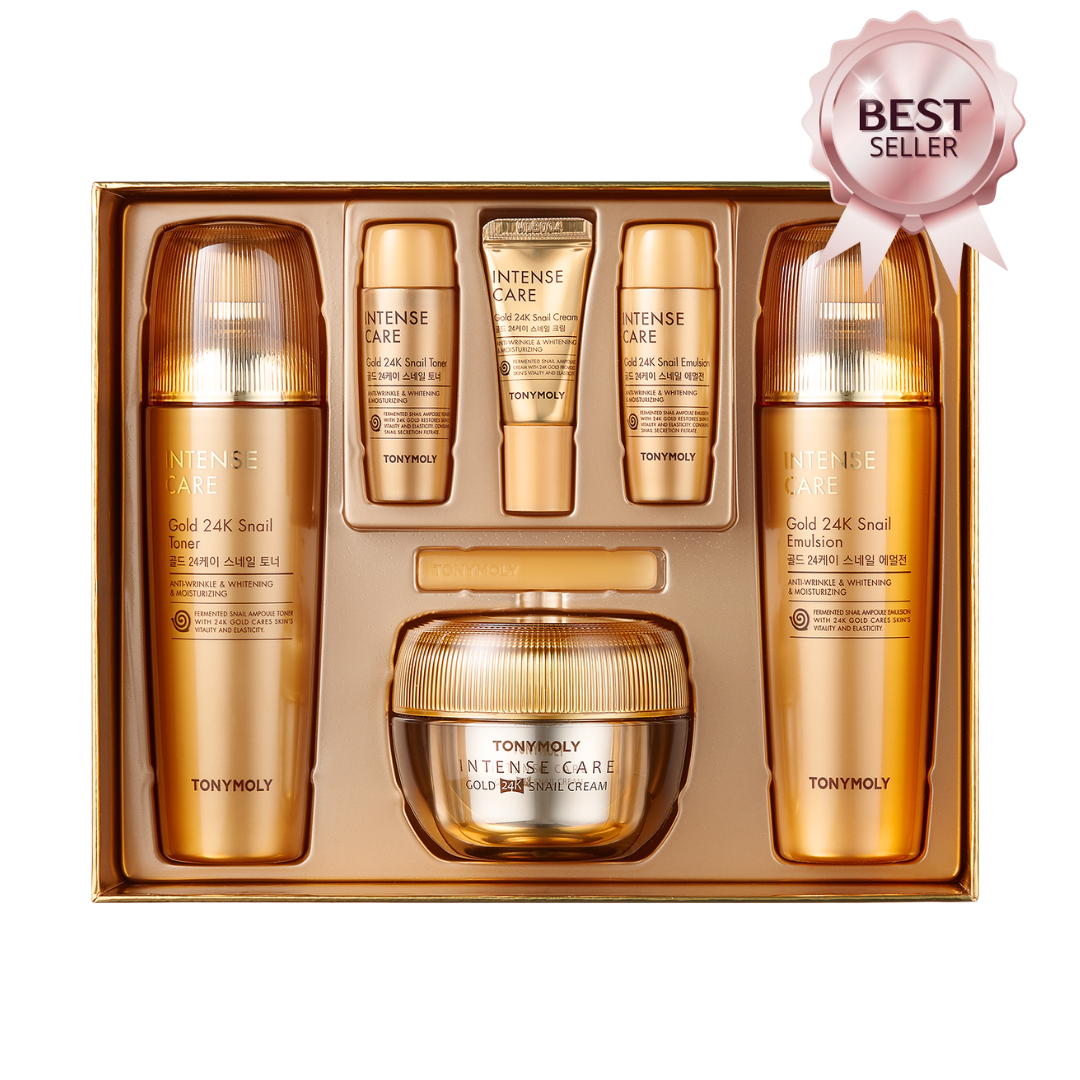 [TM] INTENSE CARE GOLD 24K SNAIL - SKIN CARE 3 SET